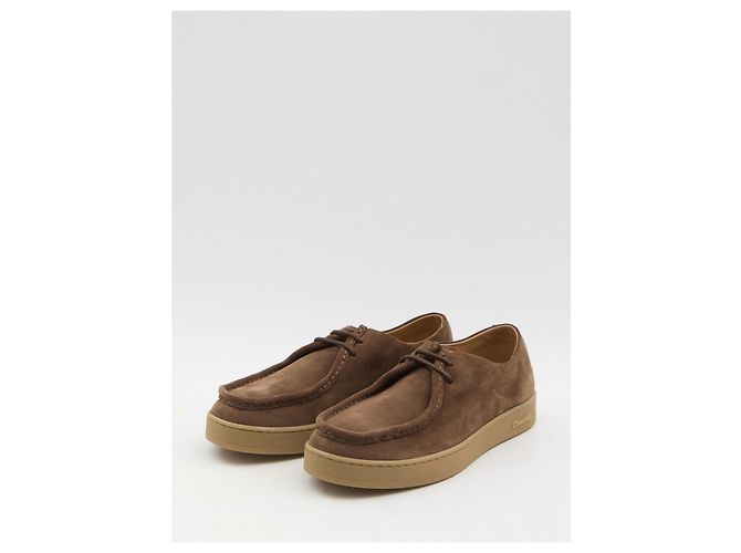 Scarpe stringate Church's Nocton in camoscio marrone - vista 2