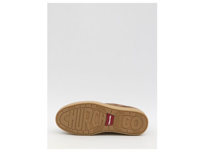 Scarpe stringate Church's Nocton in camoscio marrone - vista 4