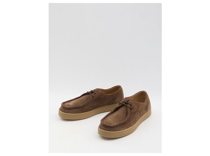 Scarpe stringate Church's Nocton in camoscio marrone - vista 5