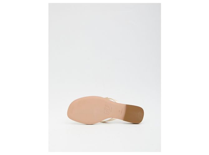 Roger Vivier Slider-Sandalen mit Kristallen Golden - Ansicht 4