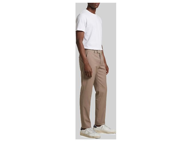 PT Torino Rebel-Hose aus Bistretch-Batavia-Wolle Braun - Ansicht 2