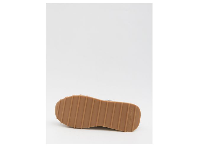 Sneakers Dolce & Gabbana DG Athletic Marroni Pelle Marrone - vista 4