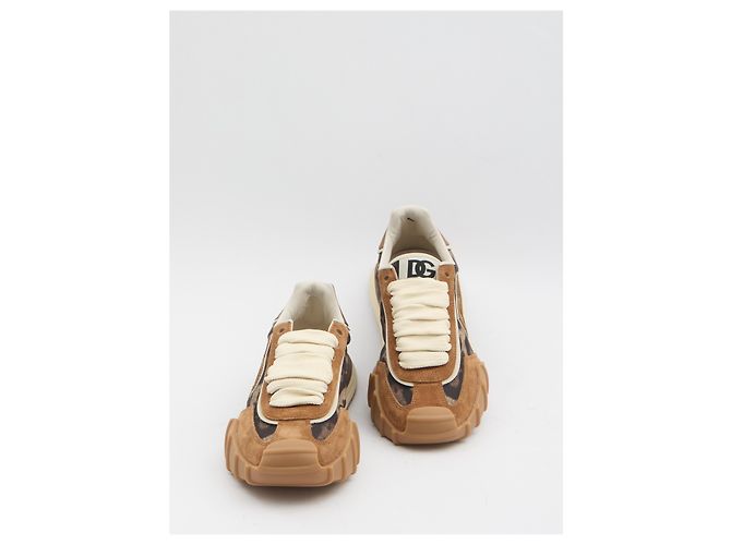 Sneakers Dolce & Gabbana DG Athletic Marroni Pelle Marrone - vista 5