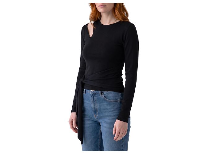 Federica Tosi Crop-Top mit Schärpe - Ansicht 2