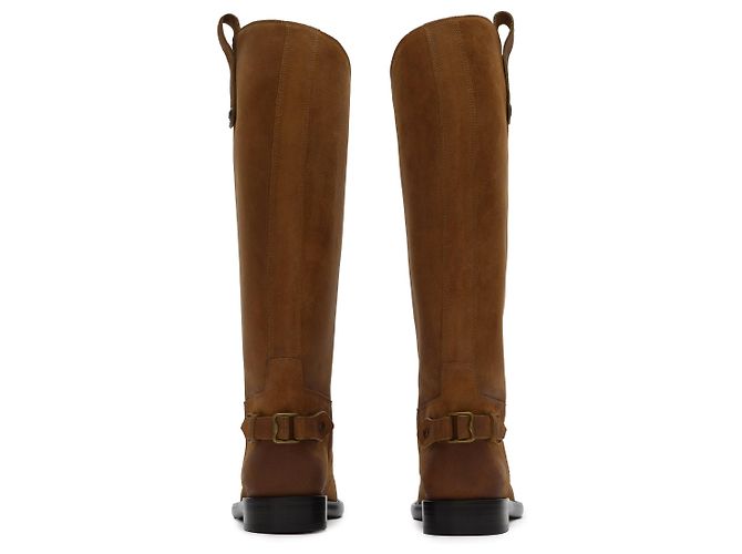 Botas Cavalier Burberry castanhas de pele Marrom - vista 3