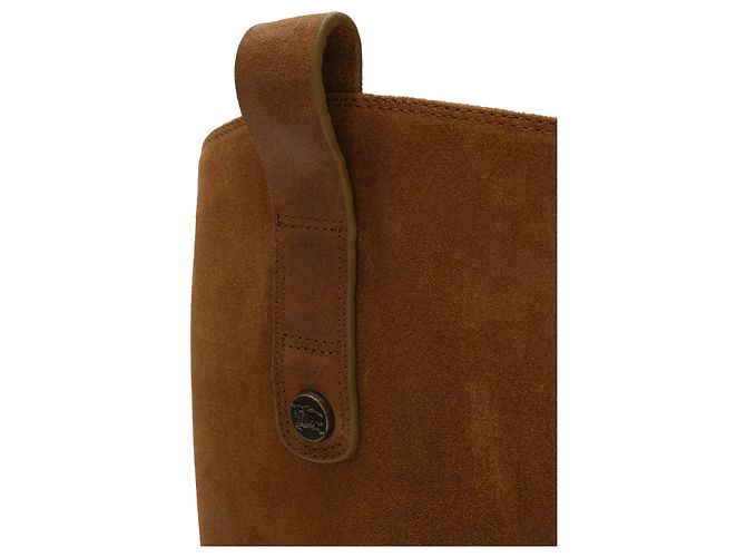 Botas Cavalier Burberry castanhas de pele Marrom - vista 4