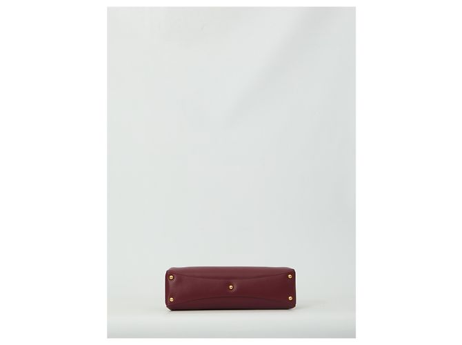 Dolce & Gabbana Bolso de hombro de piel de cordero burdeos - vista 3