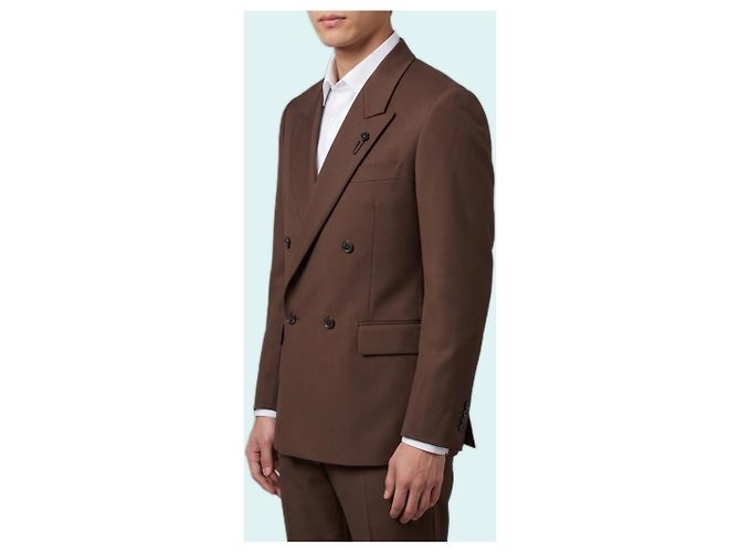 Lardini Giacca doppiopetto Brown Feeling Marrone - vista 3