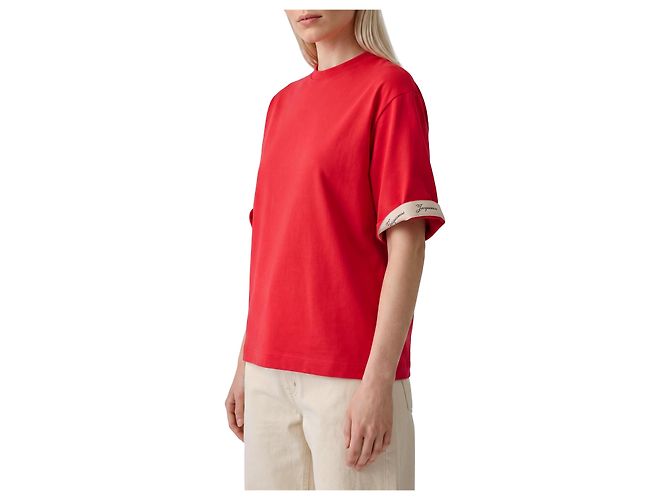 Jacquemus Camiseta de manga corta Rond Carré Roja - vista 2