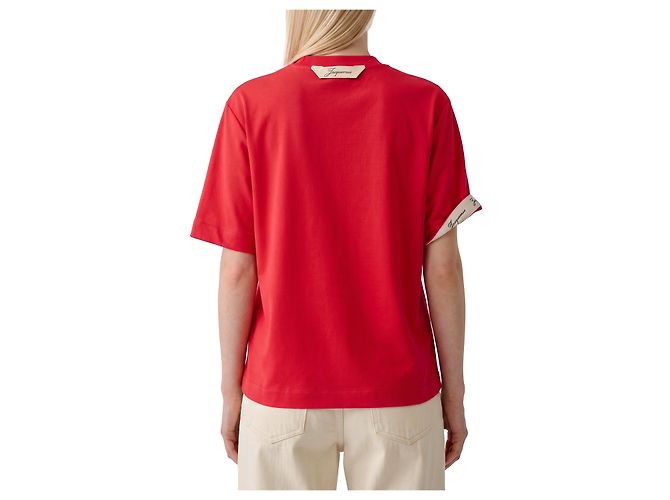 Jacquemus Camiseta de manga corta Rond Carré Roja - vista 3