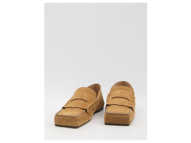 Jacquemus Carré Loafer beige Leder - Ansicht 5
