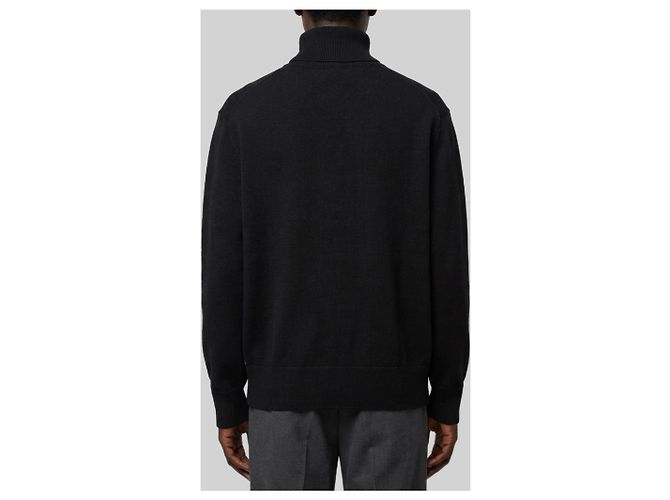 Ami Paris Ami de Coeur Rollkragenpullover Schwarz - Ansicht 3