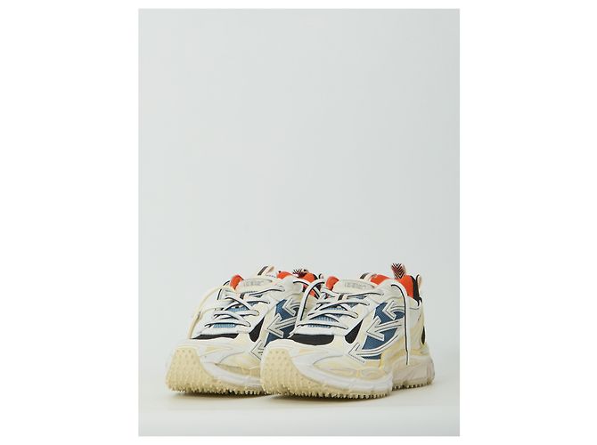 Off White Be Right Back worn-out sneakers Blue - view 2