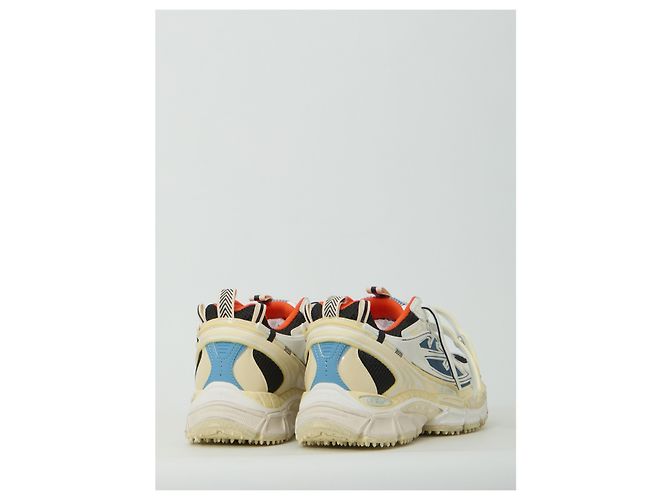 Off White Be Right Back worn-out sneakers Blue - view 3