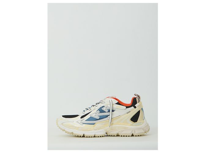 Off White Be Right Back worn-out sneakers Blue - view 4