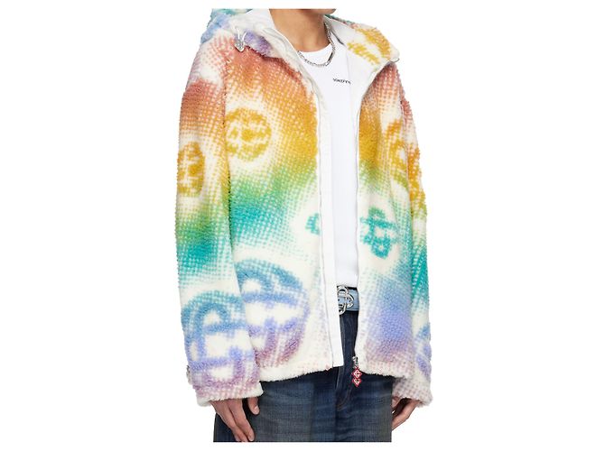 Casablanca Halftone Monogram Fleecejacke Mehrfarben - Ansicht 2