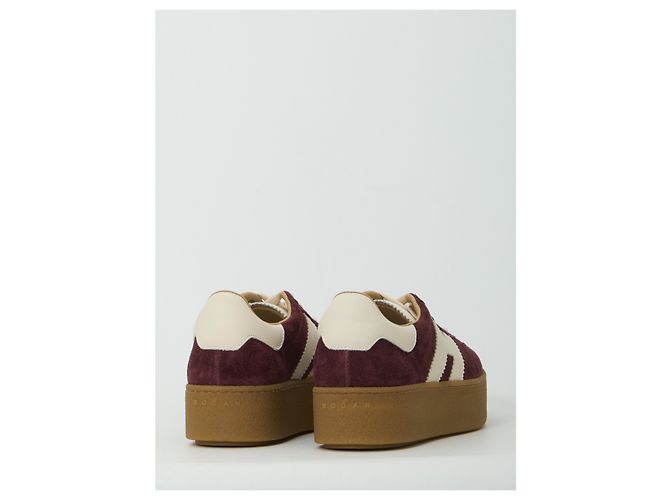 Hogan Cool Sneaker Wildleder bordeaux - Ansicht 3