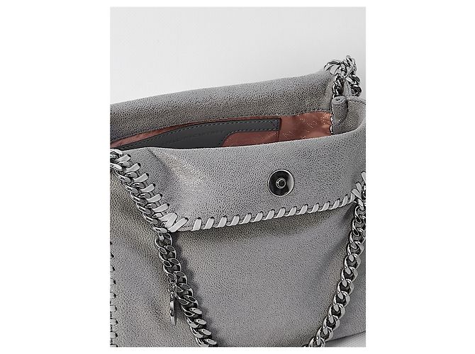 Stella Mc Cartney Mini borsa tote Falabella Grigio - vista 4