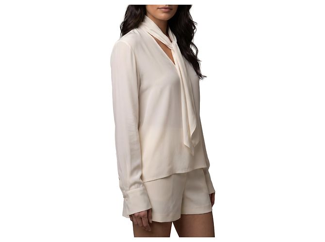 Federica Tosi Camisa com decote em V e lenço - vista 2