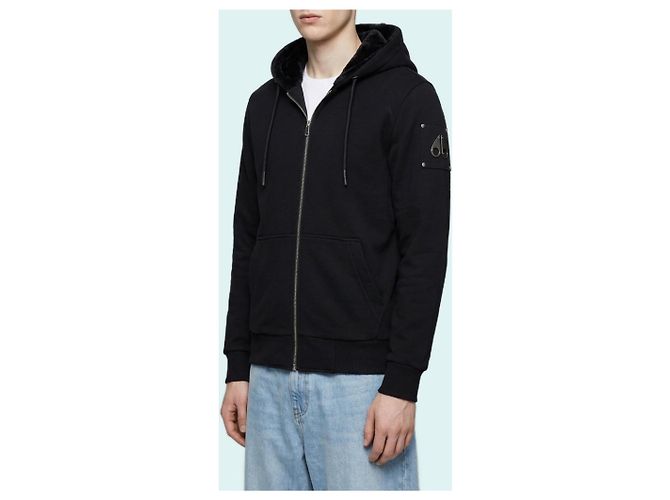 Moose Knuckles Classic Bunny Hoodie schwarz - Ansicht 2