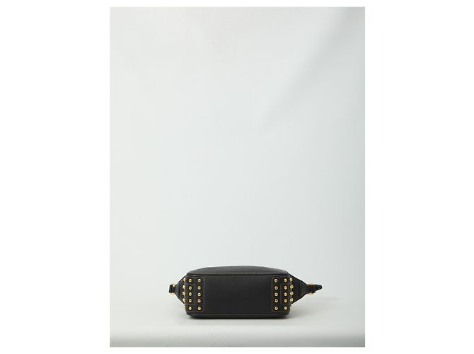 Tod's Mini borsa in pelle Metal Dots Nero - vista 3