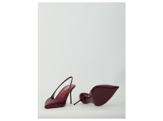 Paris Texas Zapatos slingback Lidia 70 Burdeos - vista 5