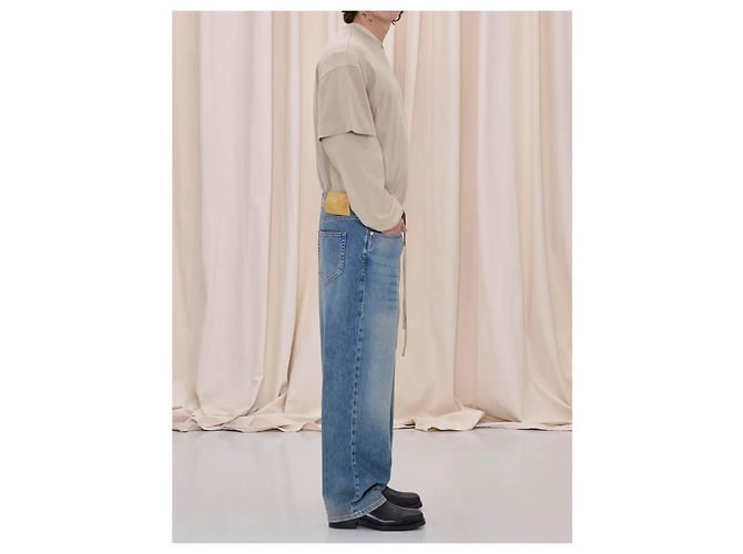 Jeans Ray Haikure em ganga azul de perna larga - vista 3