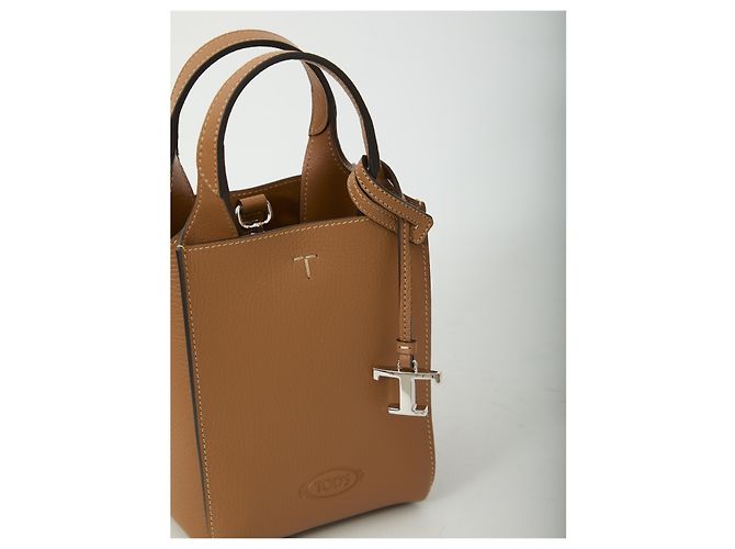 Tod's Micro Lederhandtasche Braun - Ansicht 4