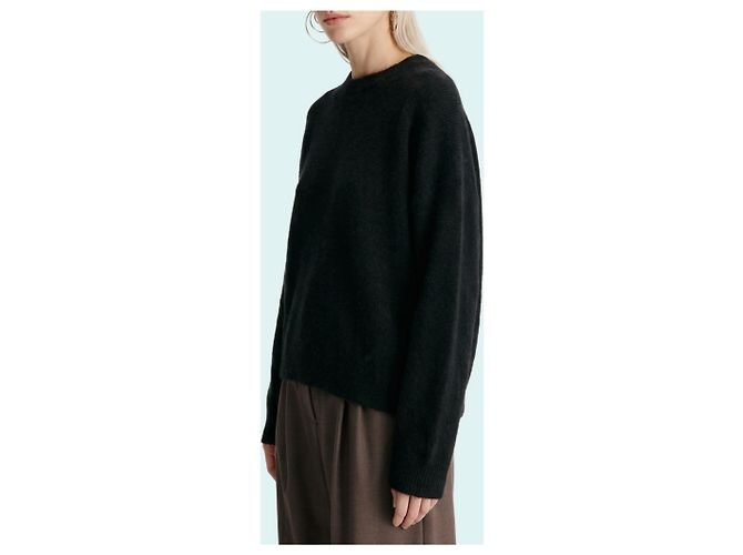 Loulou de Saison Pull Tristan noir - vue 2
