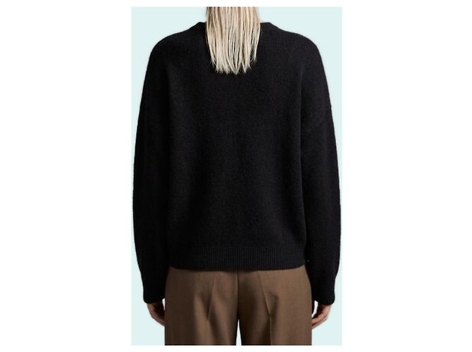 Loulou de Saison Pull Tristan noir - vue 3