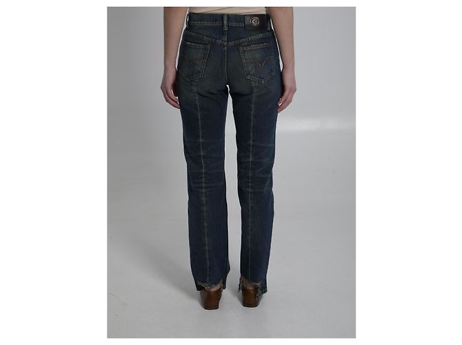 Medusa Versace Vintage Shibuya Jeans Blau - Ansicht 4