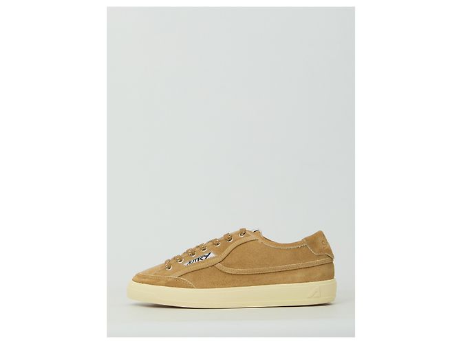 Autry Windscape Low-Sneaker aus Suede-Foam Beige - Ansicht 4