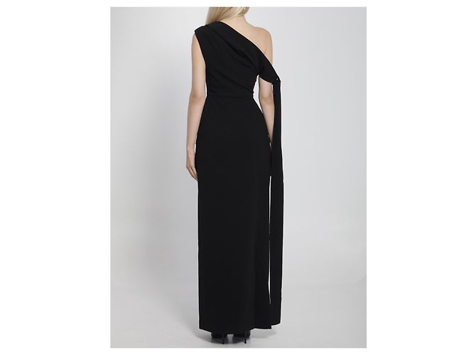 Abito maxi Irina Solace London nero - vista 4