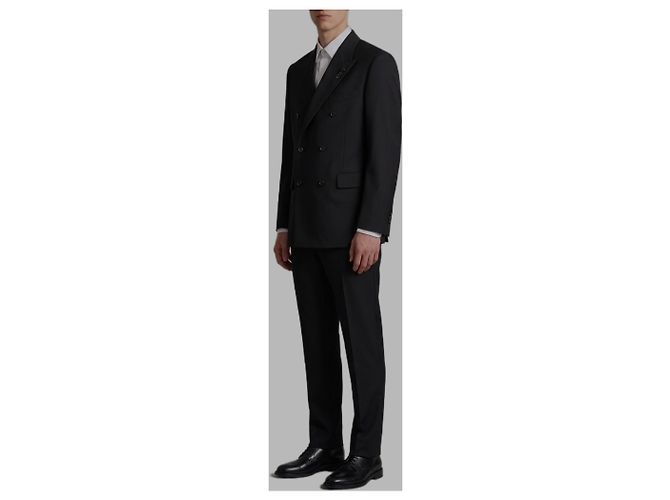 Lardini Vestido cruzado Black Feeling Negro - vista 2