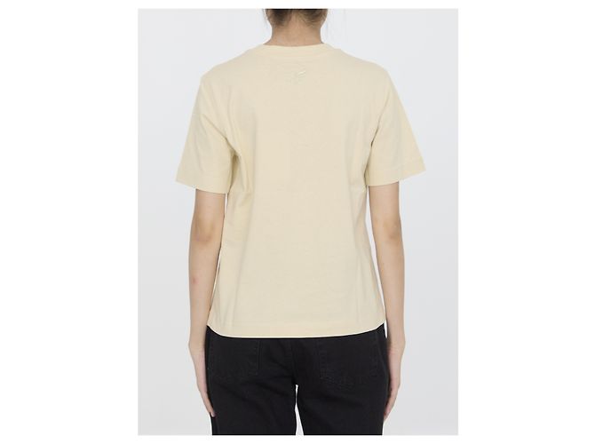 Burberry T-shirt con logo Paisley Beige - vista 4