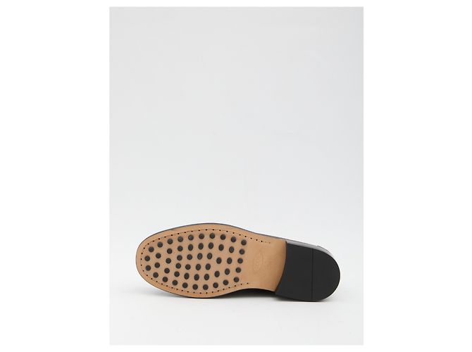 Mocassini Tod's Testa di Moro in camoscio marrone - vista 4