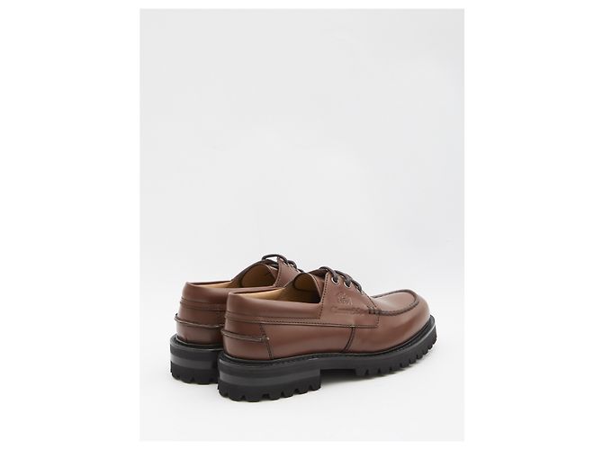 Church's Scarpe Derby Pickering Marrone - vista 3