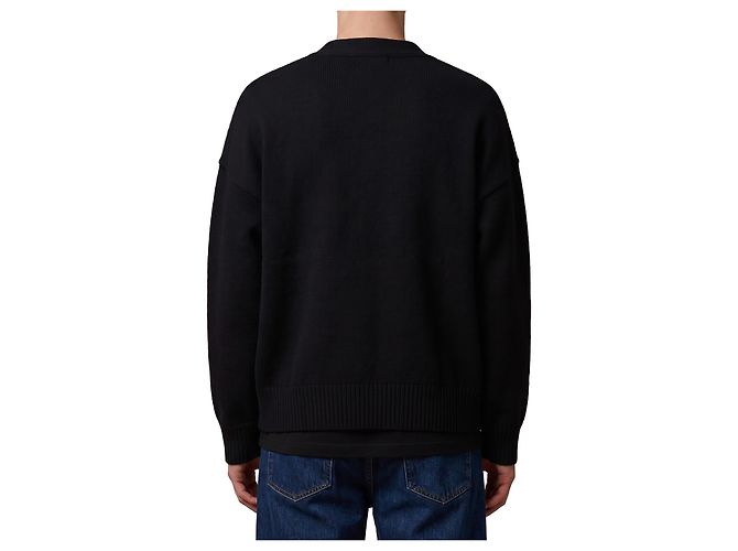 Ami Paris Ami de Coeur Cardigan Schwarz - Ansicht 3