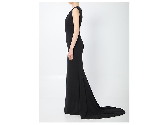 Abito maxi Althea Solace London nero - vista 3