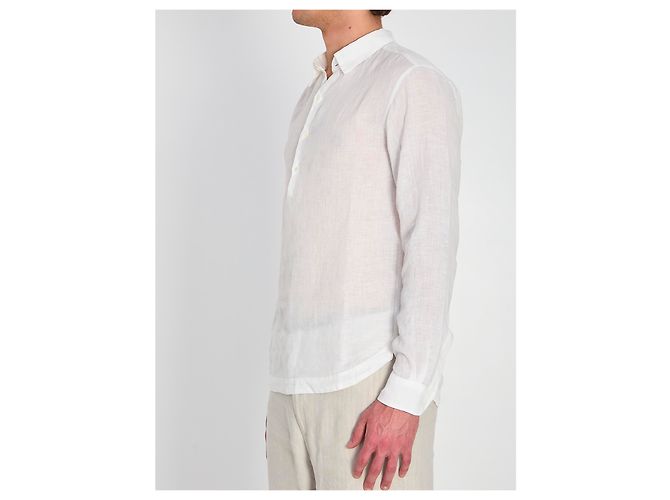Chemise Barena Pavans Telino en lin blanc - vue 2