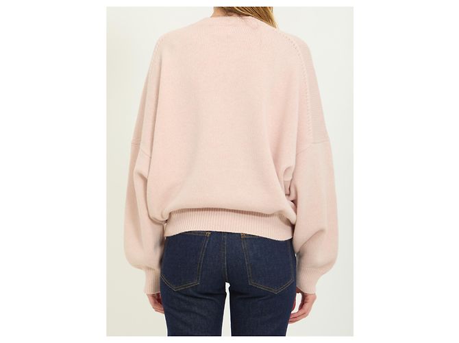 Camisola Oversized Khaite Margaux em Cashmere Rosa - vista 4