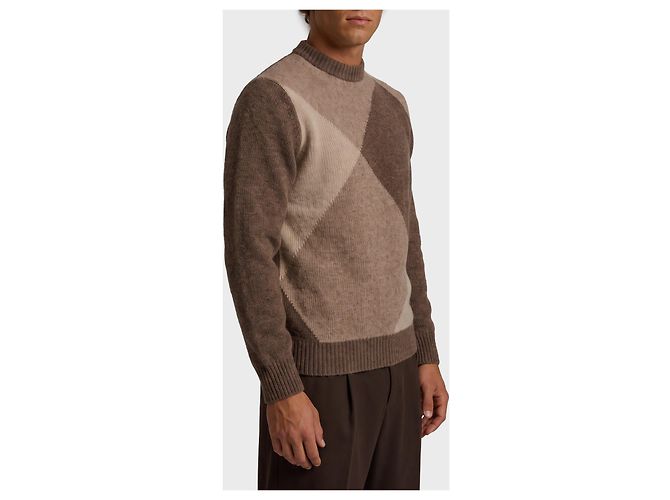 Ballantyne Beiger Rundhals-Pullover - Ansicht 2