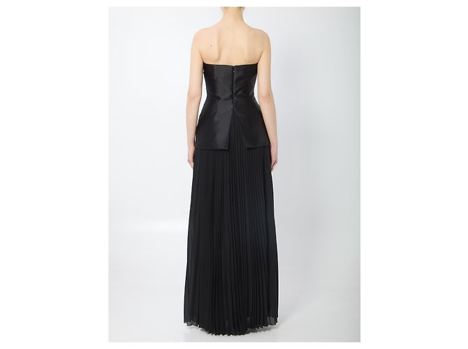 Vestido maxi Claudette Solace London negro - vista 4