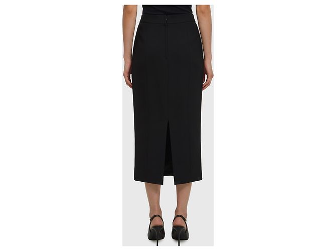 Dolce & Gabbana Saia midi de lã virgem Preto - vista 2