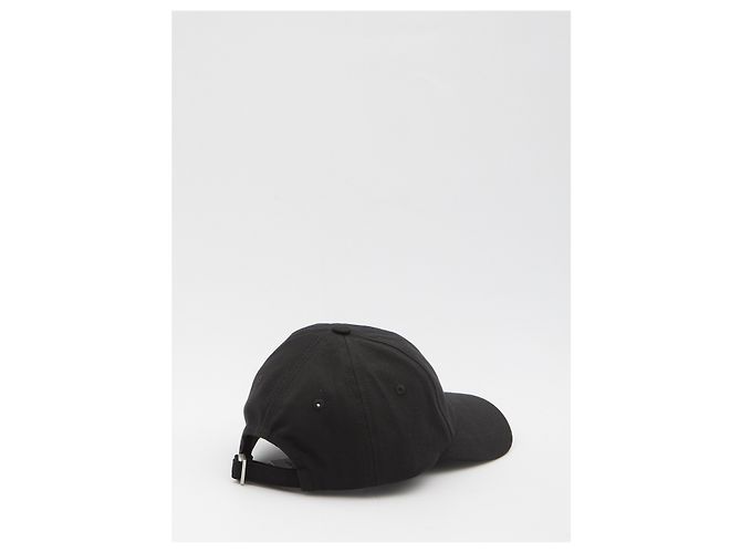 Jacquemus Gadjo Baseballkappe schwarz Baumwolle - Ansicht 2