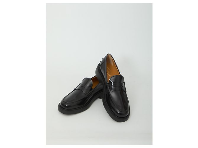 Mocassini Tod's in pelle di vitello nera Nero - vista 5