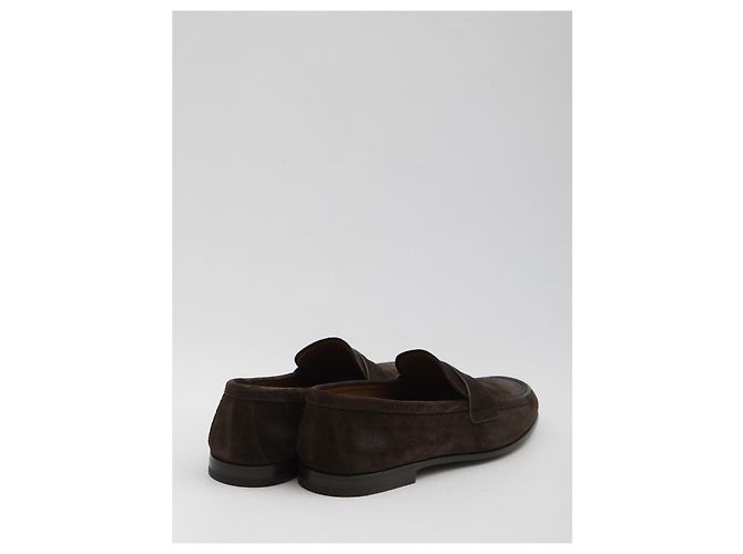Church's Mocassini vintage Rother Marrone - vista 3