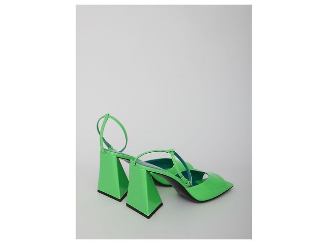 Attico Piper sandals emerald green - view 2