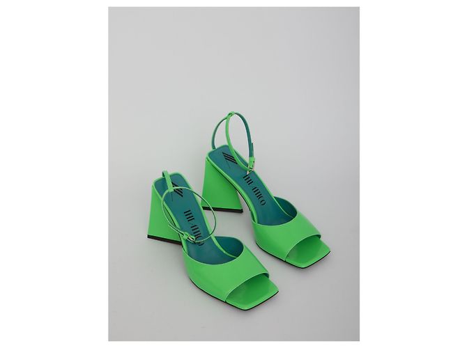 Attico Piper sandals emerald green - view 4
