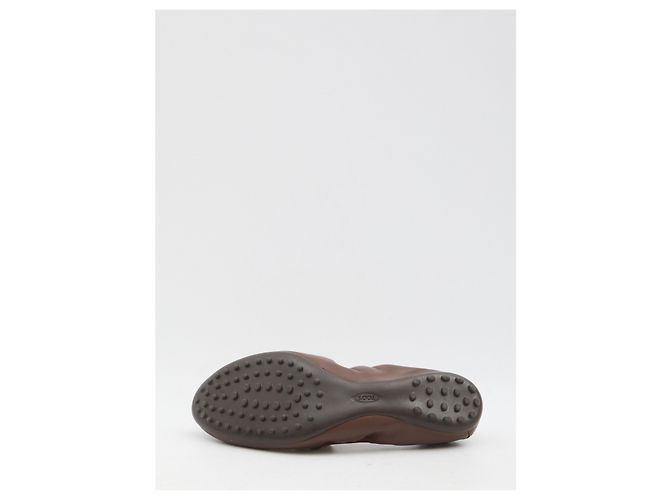 Tod's Ballerine con occhielli Marrone - vista 4
